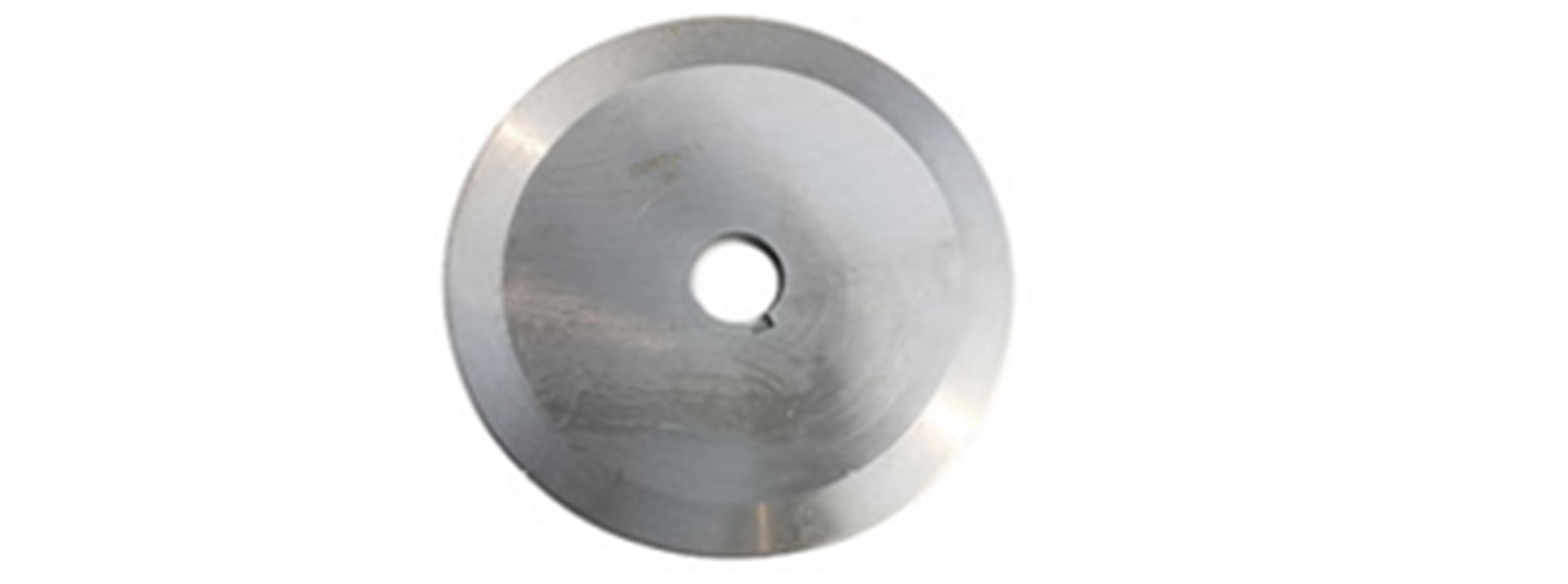 Paper tube machine blade